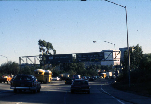 Ventura Freeway at 405 interchange, San Fernando Valley