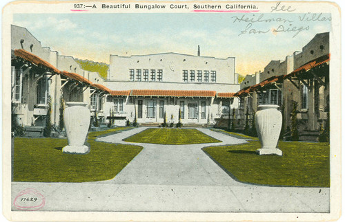 Beautiful Bungalow Court, Southern California