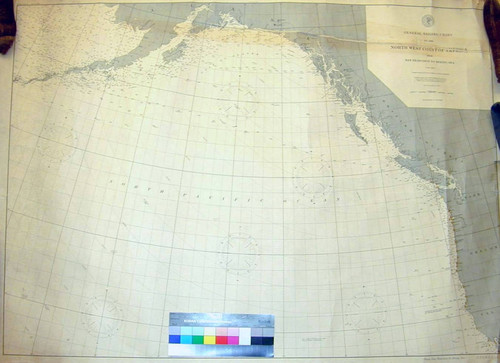 General sailing chart of the North West Coast of America from San Francisco to Bering Sea