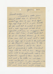 Letter from Jeanne Dockweiler to Isidore B. Dockweiler, April 3, 1942