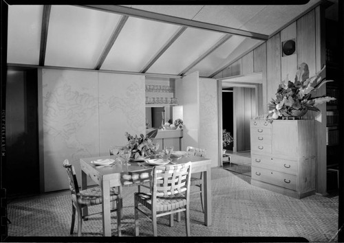 Havens, Weston, residence. Dining room