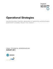 Operational Strategies : Invasive Mussel Control Measures For Imported Water Intakes : Final Technical Memorandum