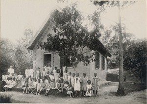 Girls home of the London Missionary society in Isoavina, in Madagascar