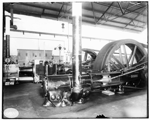 The interior of the Redlands Auxiliary Steam Plant