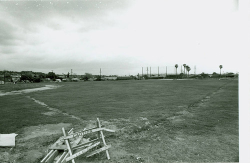 View of the playing field at Belvedere Park