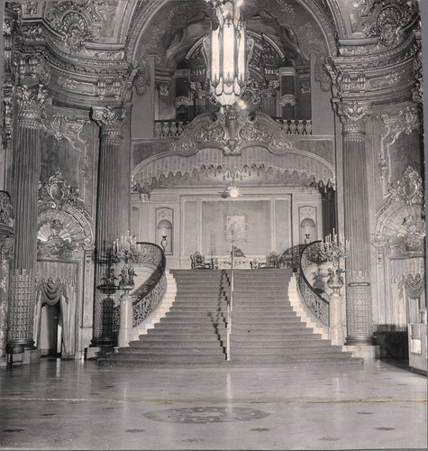 [Photograph of the lobby of the Fox Theatre]