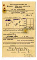 Notice from Railway Express Agency to Seiichi Okine, November 26, 1945