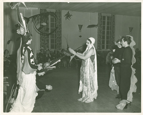 Beaux arts ball at CCAC, 1952; Ruby Young, center