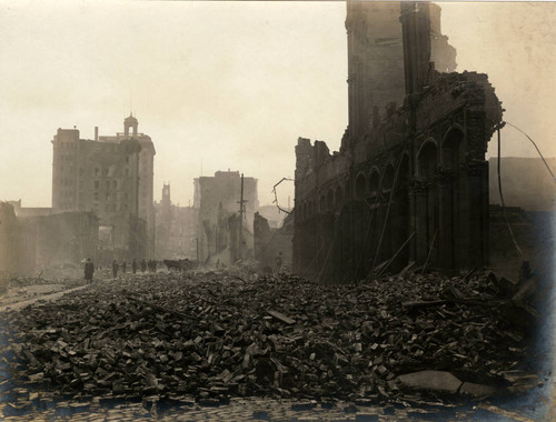 Ruins and rubble, San Francisco Earthquake and Fire, 1906 [photograph]