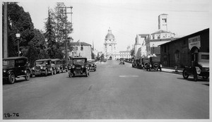 Survey of Santa Fe Railway grade crossings in City of Pasadena, Los Angeles County. Holly Street, 1928