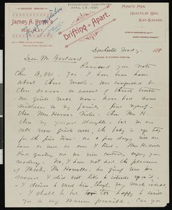 James A. Herne, letter, 1889-04-28, to Hamlin Garland