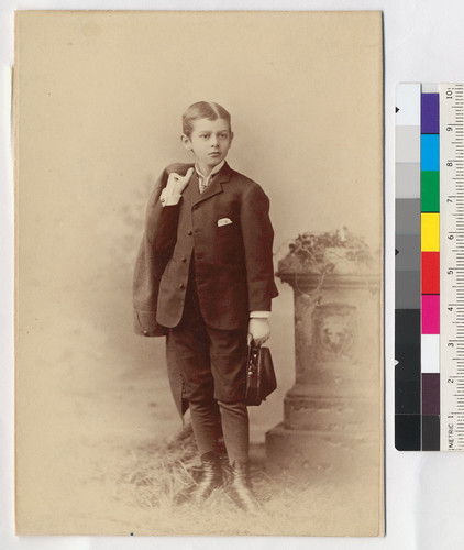 [Portrait of Frank Norris at 10 years old.]
