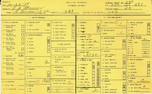 WPA household census for 249 E VERNON, Los Angeles