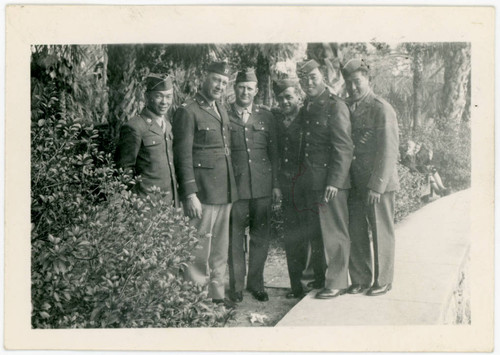 Men in military uniforms
