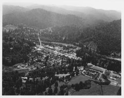Aerial view of Guerneville