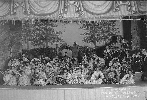 Cast Party, Moore's Opera House, Porterville, Calif., 1908