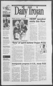 Daily Trojan, Vol. 126, No. 53, November 15, 1995