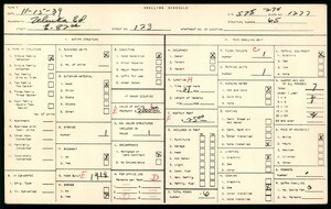 WPA household census for 123 East 82nd Street, Los Angeles County