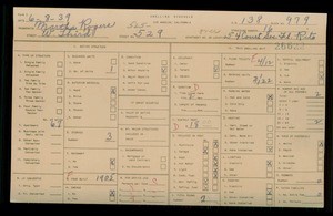 WPA household census for 539 W 3RD STREET, Los Angeles