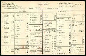 WPA household census for 1314 WEST 69TH STREET, Los Angeles County