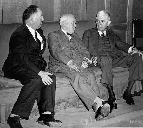 H. P. Robertson, Robert A. Millikan and H. W. Dodds