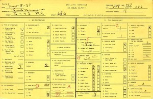 WPA household census for 656 E 43RD, Los Angeles