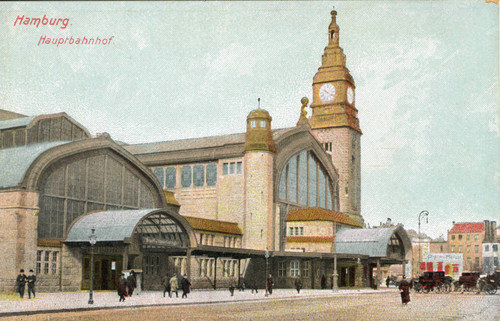 Postcard, Hauptbahnhof, Hamburg