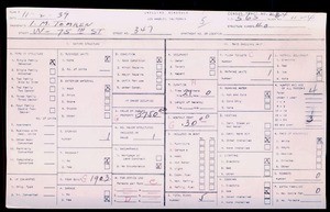 WPA household census for 347 W 75TH, Los Angeles County