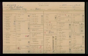 WPA household census for 3601 MARMION WAY, Los Angeles