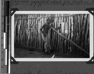 Girl suffering from a mental disease, Ipole, Unyamwezi, Tanzania, 1933