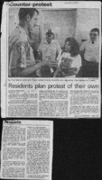 Residents plan protest of their own
