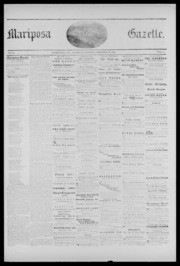 Mariposa Gazette 1860-10-17
