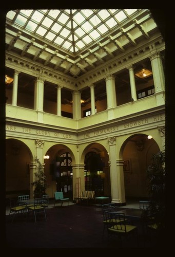 YWCA Oakland, interior, court