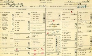 WPA household census for 4131 ROLLE, Los Angeles
