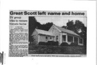 Great Scott left name and home