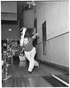 Bowling 300 game, 1957