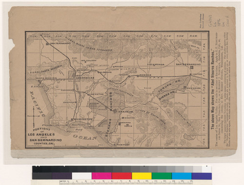 Portions of Los Angeles and San Bernardino Counties, Cal. / F. von Leicht