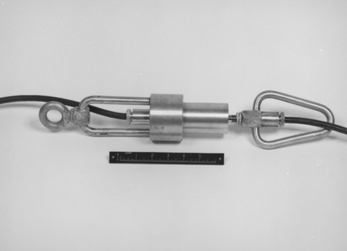 Combined electric swivel and depth-sensing element