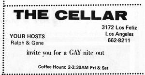 The Cellar advertisement