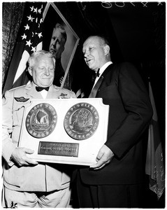 Award to colonel Balchen, 1958