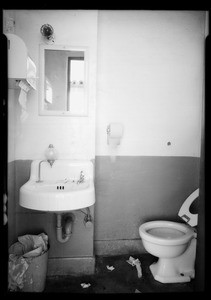 Right and wrong way of service, etc., and rest rooms, Southern California, 1935