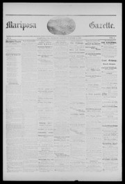 Mariposa Gazette 1860-10-30