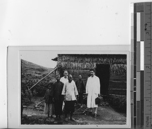 Two medics at dispensary at Jiangmen, China, 1936