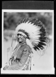 Chief Standing Bear, Bill Hart, Southern California, 1933