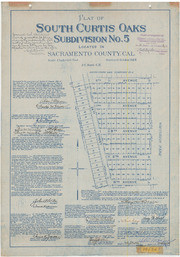 Plat of South Curtis Oaks Subdivision No. 5