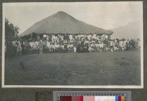Church dedication, Kambetti, Malawi, 1927