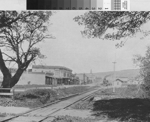 Berkeley Station, looking north, 1888