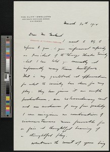 Henry K. Webster, letter, 1912-03-30, to Hamlin Garland
