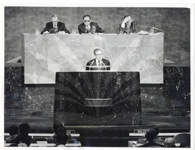 Henry Kissinger Speaking before the U.S. General Assembly