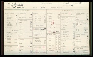 WPA household census for 234 S AVENUE 21, Los Angeles